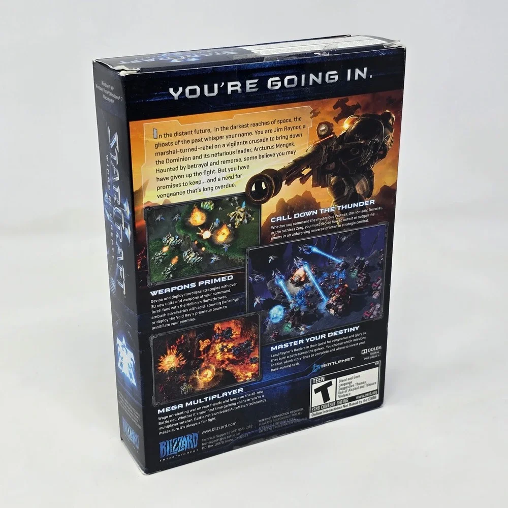 StarCraft II 2 Wings of Liberty PC Game Blizzard Entertainment Complete Note Pad